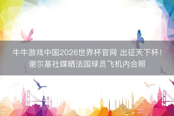 牛牛游戏中国2026世界杯官网 出征天下杯!谢尔基社媒晒法国球员飞机内合照